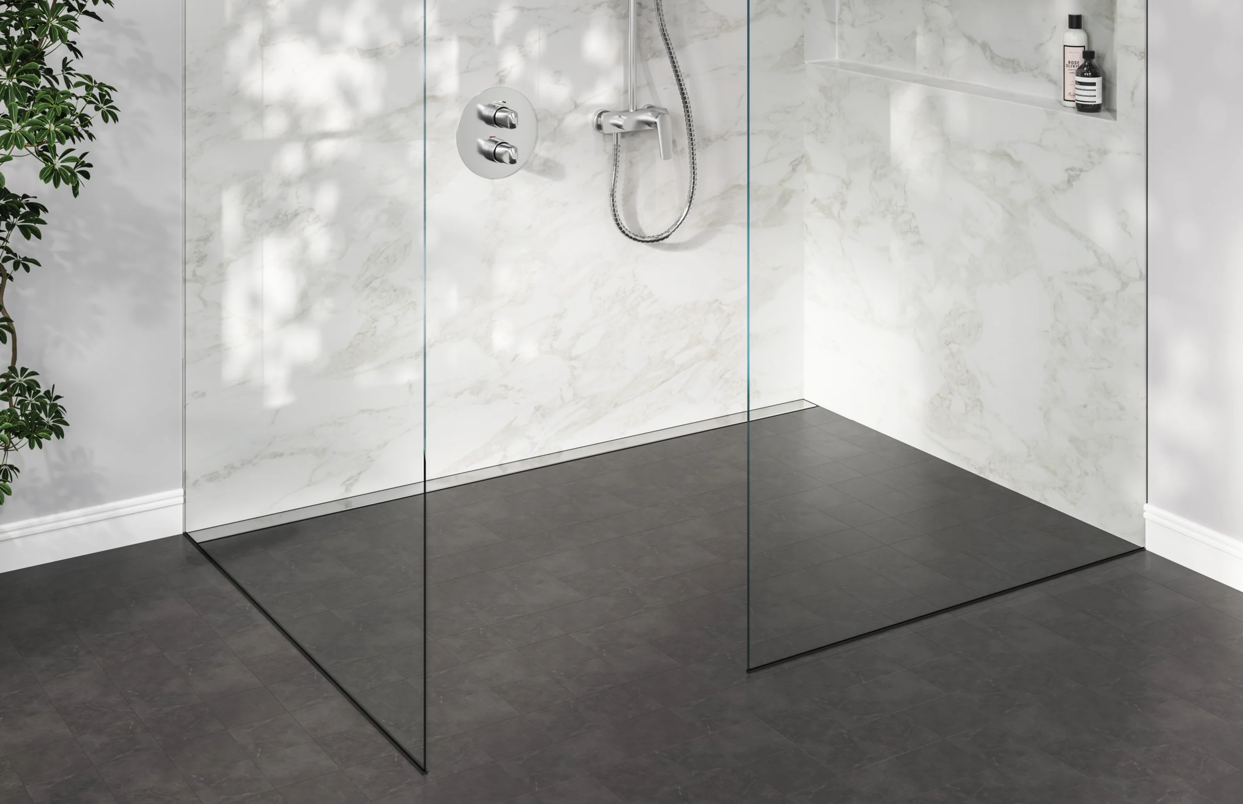 Infinity Drain — Inspiration Gallery — Indoor Drains — Scene 4_Solid Grate