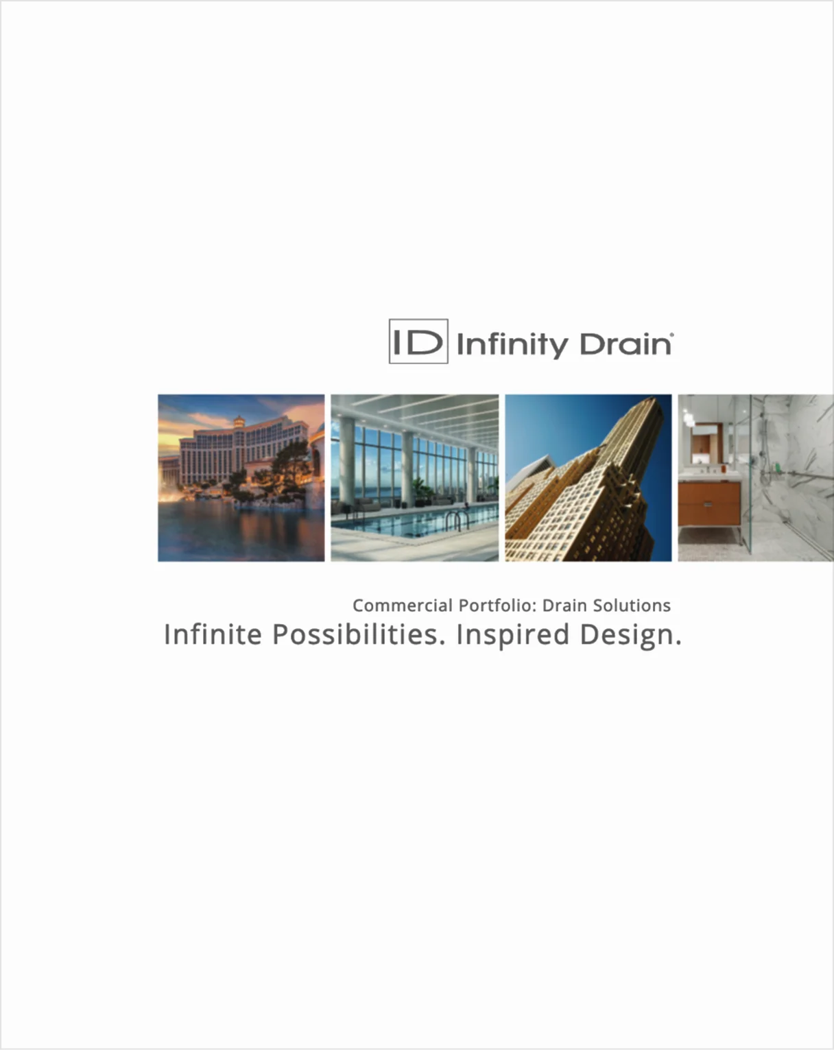 Infinity Drain—Resources—Literature—Commercial Portfolio Drain Solutions