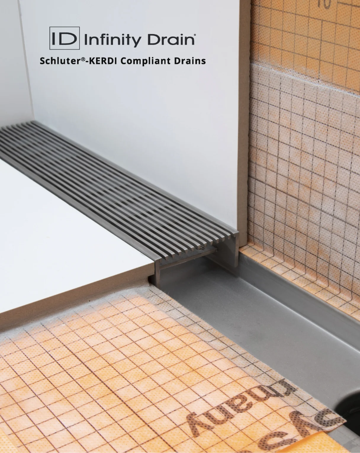 Infinity Drain—Resources—Literature—Schluter-KERDI Compliant Drains